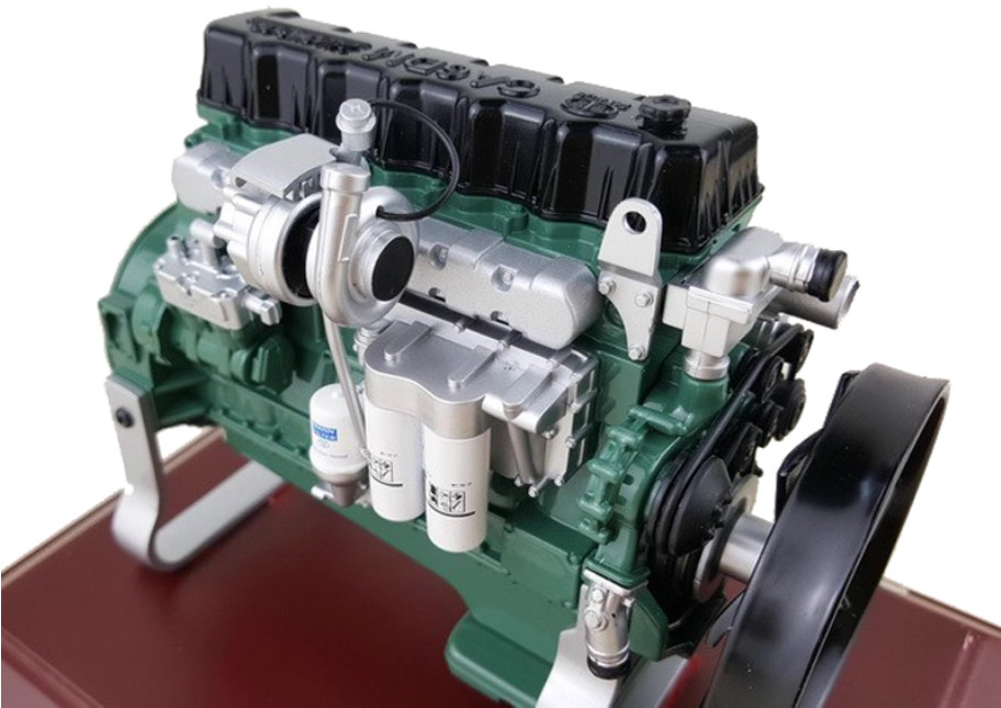 1:12 FAW Jiefang Xichai CA6DM Engine, Aowei 11L Machine Equipment Diecast Model