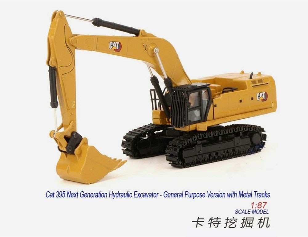 DM 1:87 Cat 395 Next Generation Hydraulic Excavator – General Purpose Version