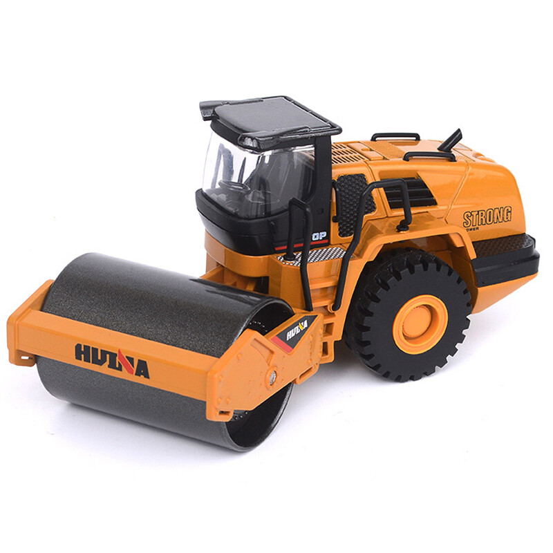 1:50 Road Roller Toy Model Construction Vehicle Metal Diecast Toys for Boys