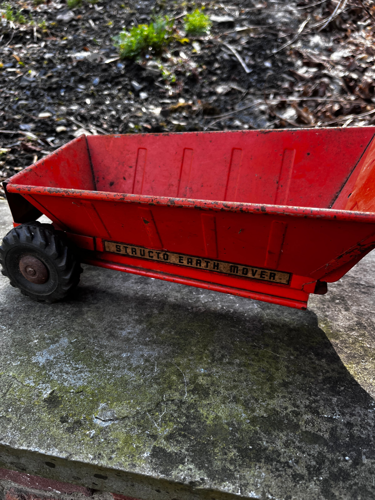 lot of 2 Structo & Tonka pressed steel Scraper Tonka Mini Scraper Earth Mover