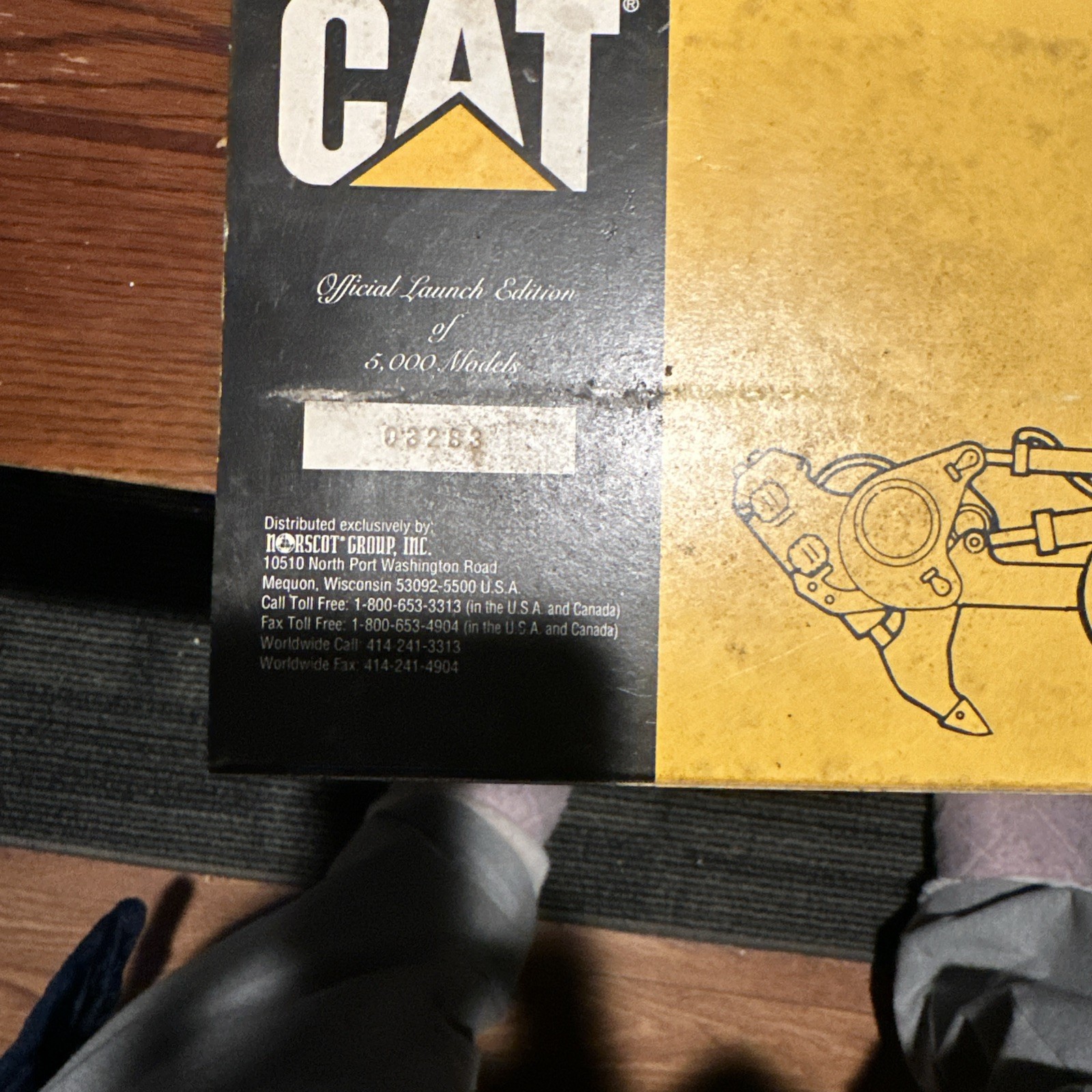 1:50 Caterpillar Cat D11N with Impact Ripper- Conrad Germany