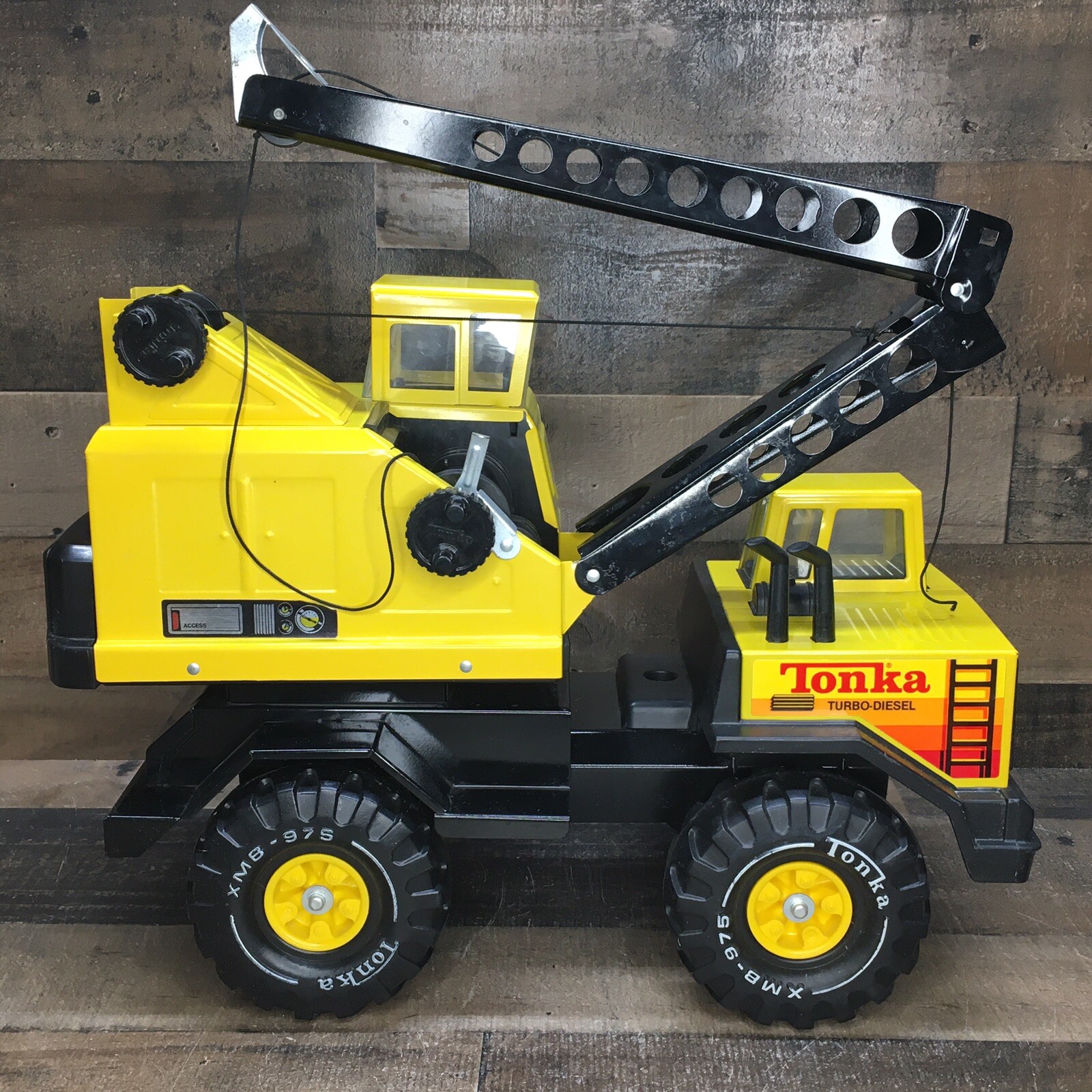 Vintage Tonka Turbo-Diesel Crane 54782 A *Missing Bucket/Scoop* Made In USA*