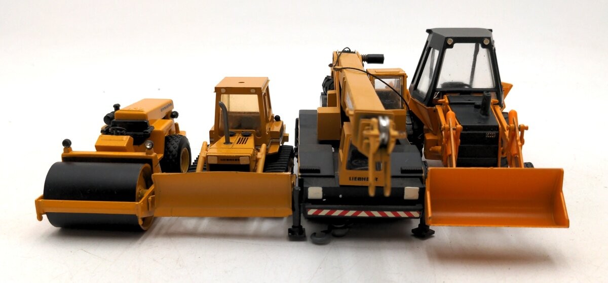 Conrad & Other Die-Cast Assorted Construction Equipment [4]/Box
