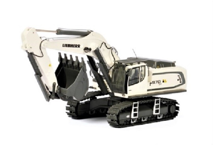 WSI 04-1156 Liebherr R970 SME Excavator – White – 1/50 Die-cast MIB