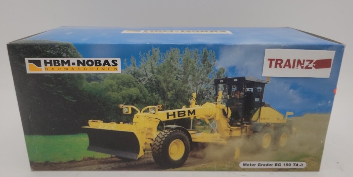 NZG 638-03 1:50 Scale Temmink – HBM Nobas BG 190 TA-3 Grader Die Cast Metal