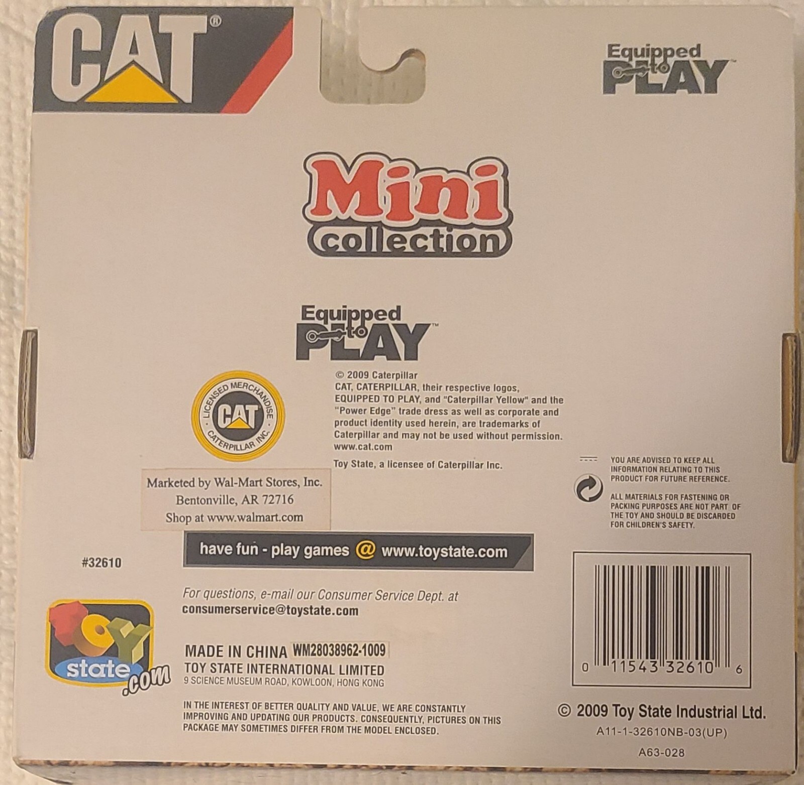 TOY STATE CAT CATERPILLOW MINI COLLECTION 2009