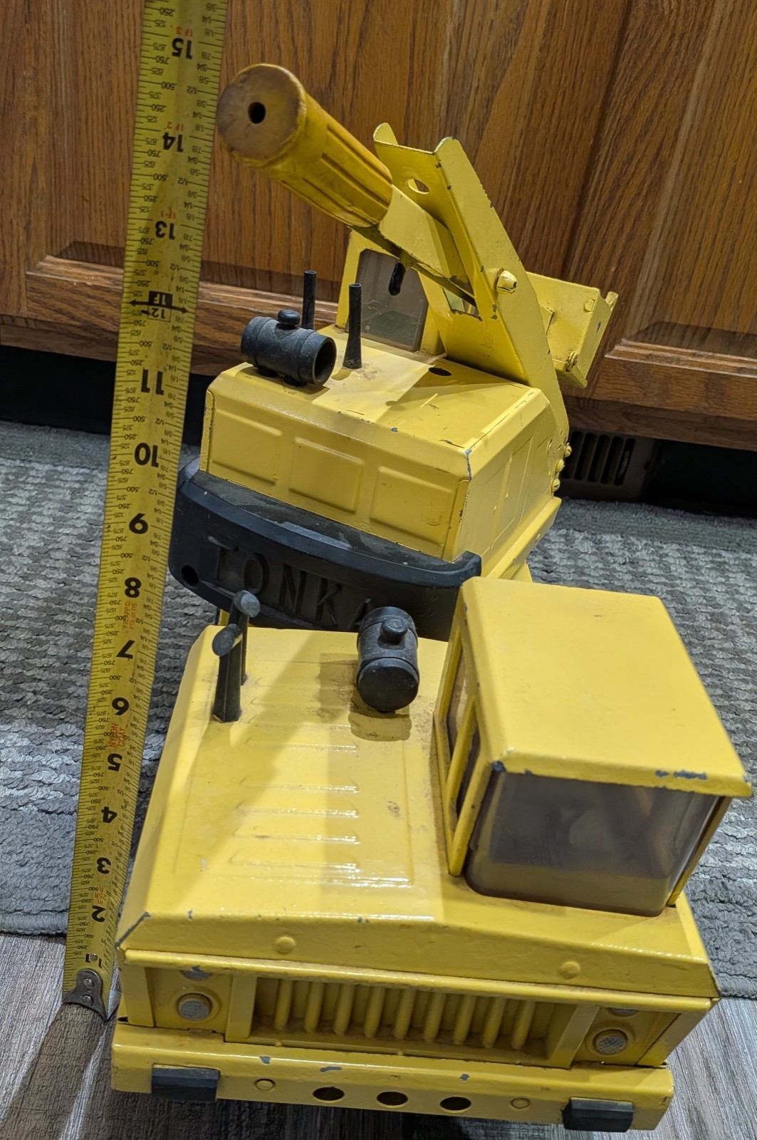1965 Tonka Metal Trencher Backhoe Loader 18″