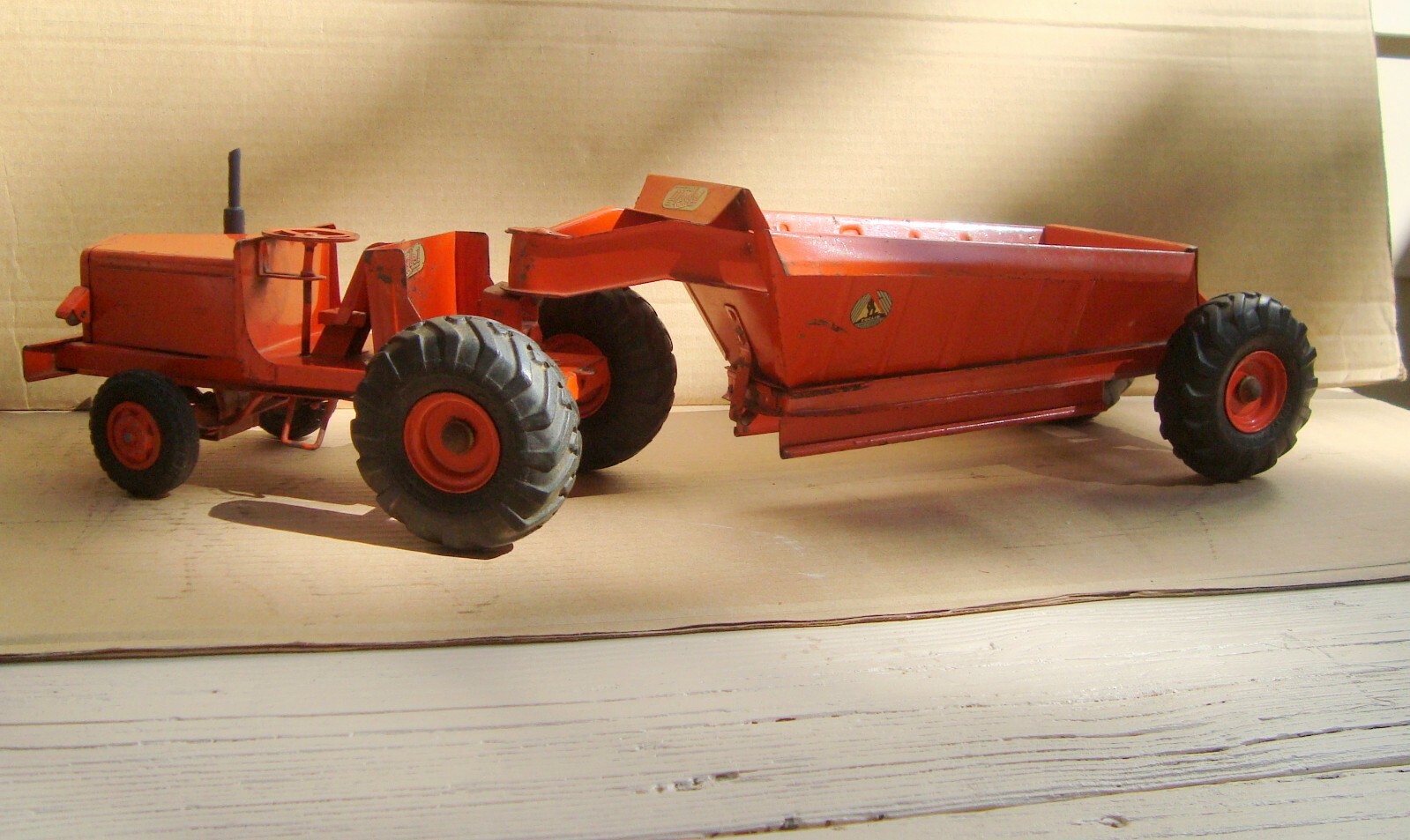 1950 s Model-Toy Earth Mover Euclid Power Orange (SG item#13)