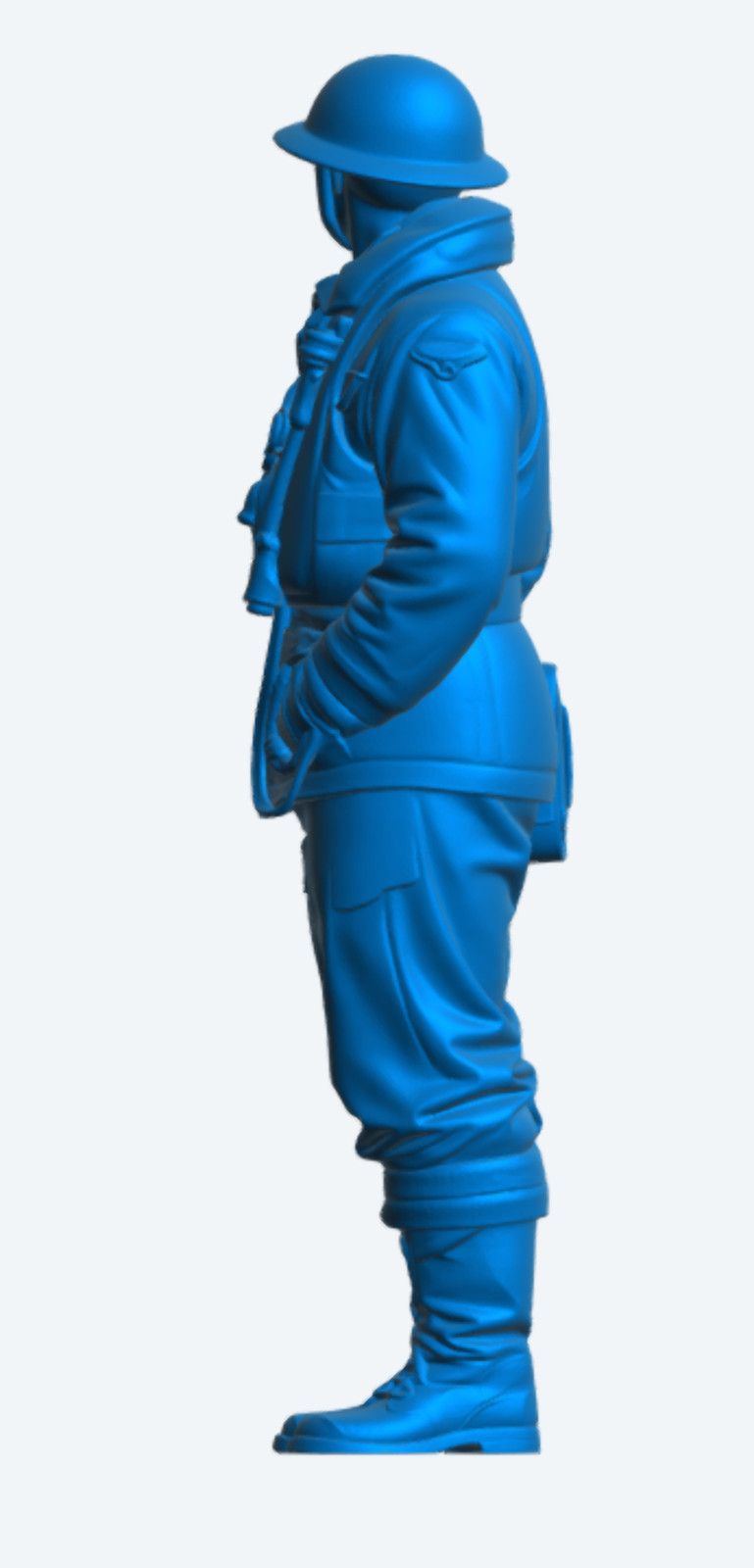 N28 ASRL WWII RAF Rescue Crewman Figure – Life Jacket and Brodie Helmet, Standin
