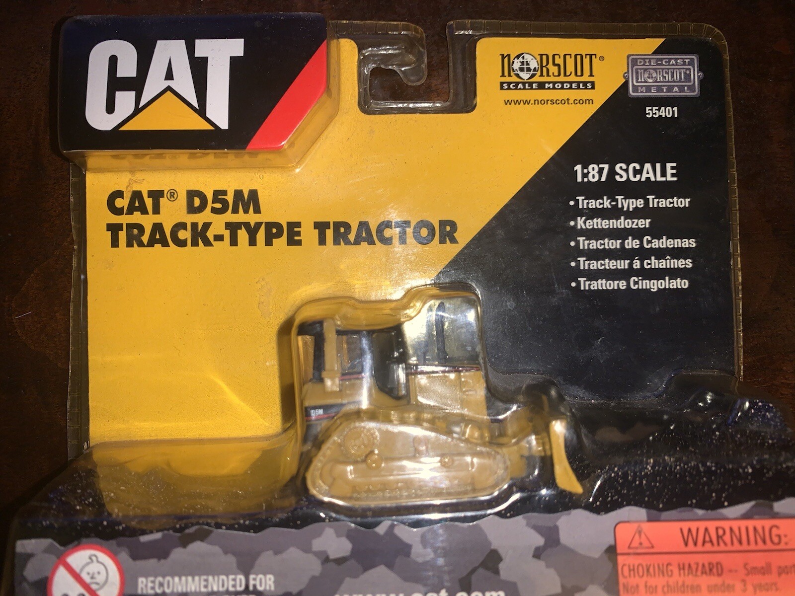 Norscot 1:87 Scale Cat D5M Track-Type Tractor (Rare)