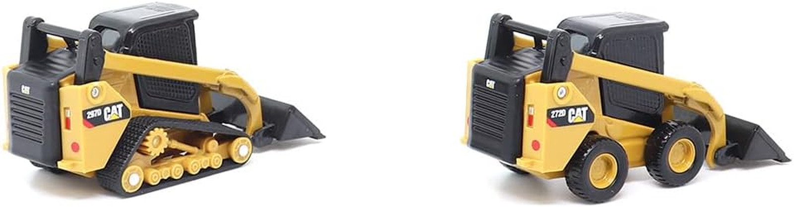 | 1:64 Scale Cat 272D2 Skid Steer Loader & Cat 297D2 Compact Track Loader Twin P