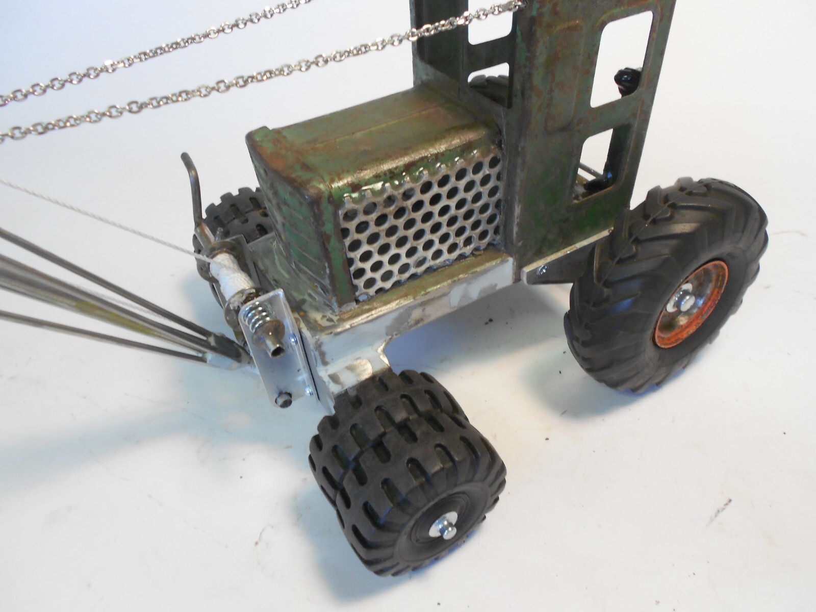 Tonka Art, Junk Yard Crane, Raw