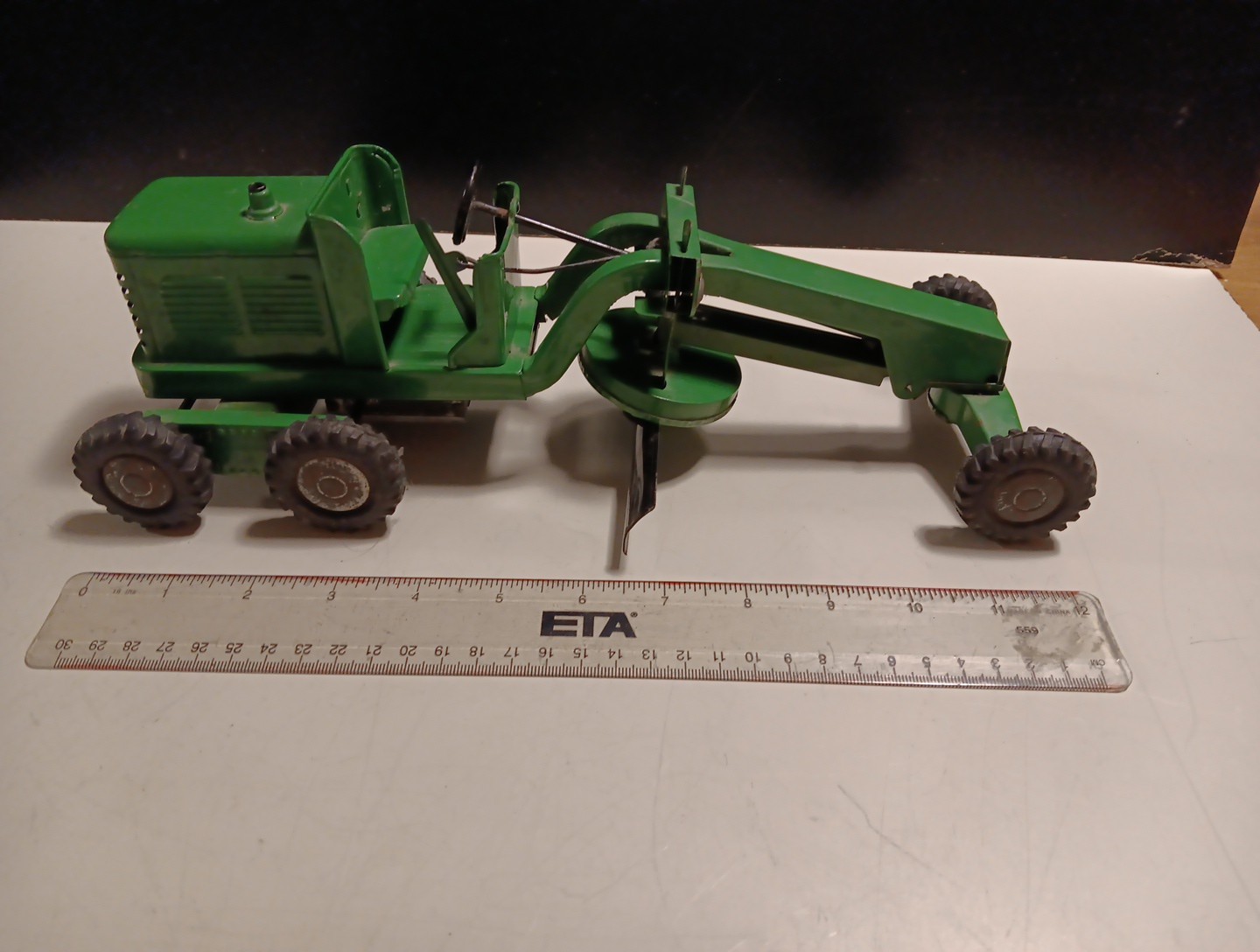 Vintage Unbranded Made in Japan Pressed Steel Road Grader