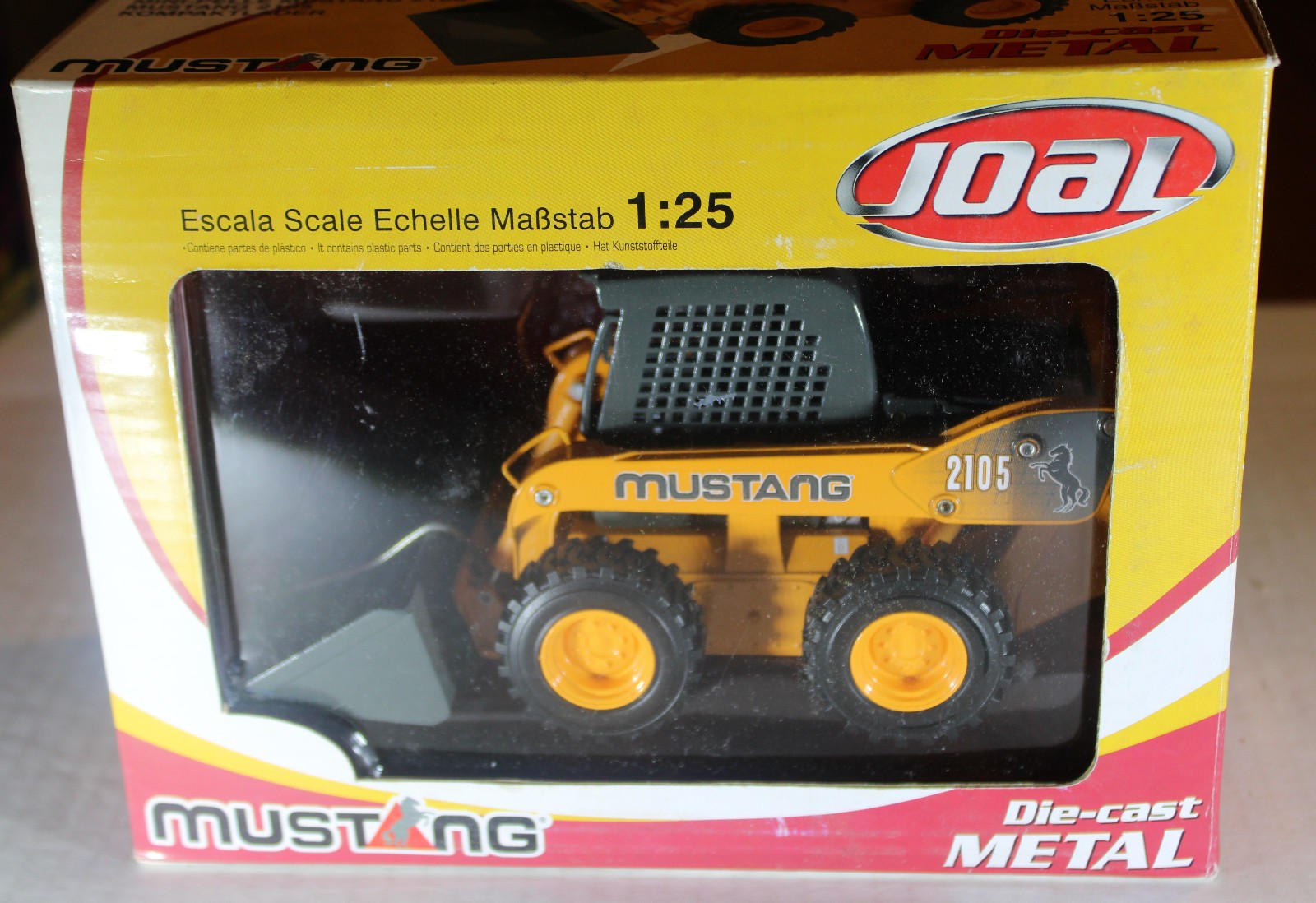 Joal Die-cast Metal Mustang 2105 Skid Loader Ref 20005JO 1/25 NIB