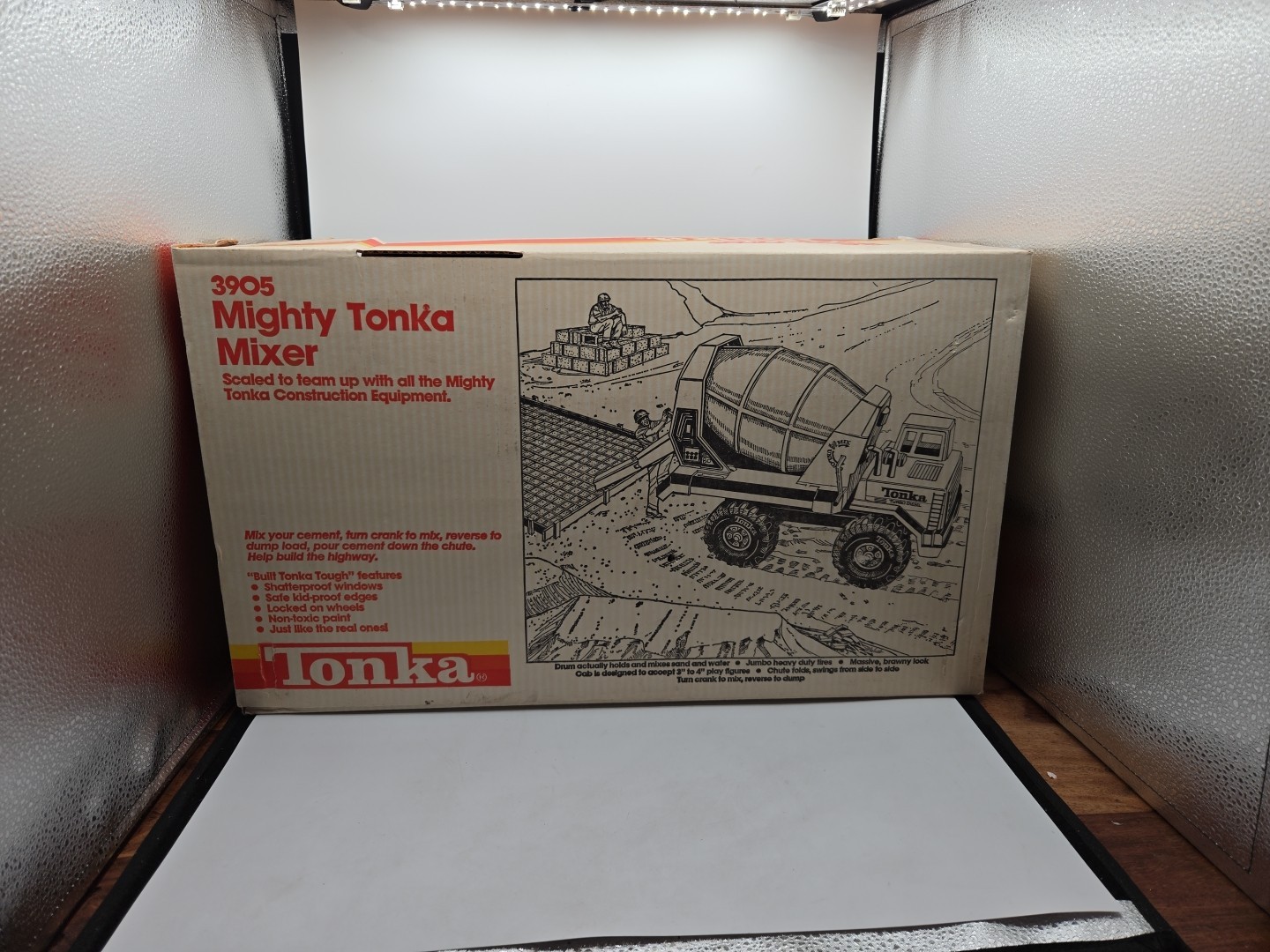 1983 VINTAGE Tonka Turbo-Diesel Mighty Cement Mixer No.3905 NEW IN ORIG BOX RARE