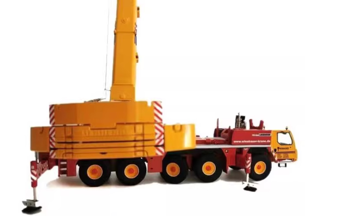 1:50 NZG LTM 1250-5.1 Crane Wiesbauer Construct Machine Equipment Diecast Model