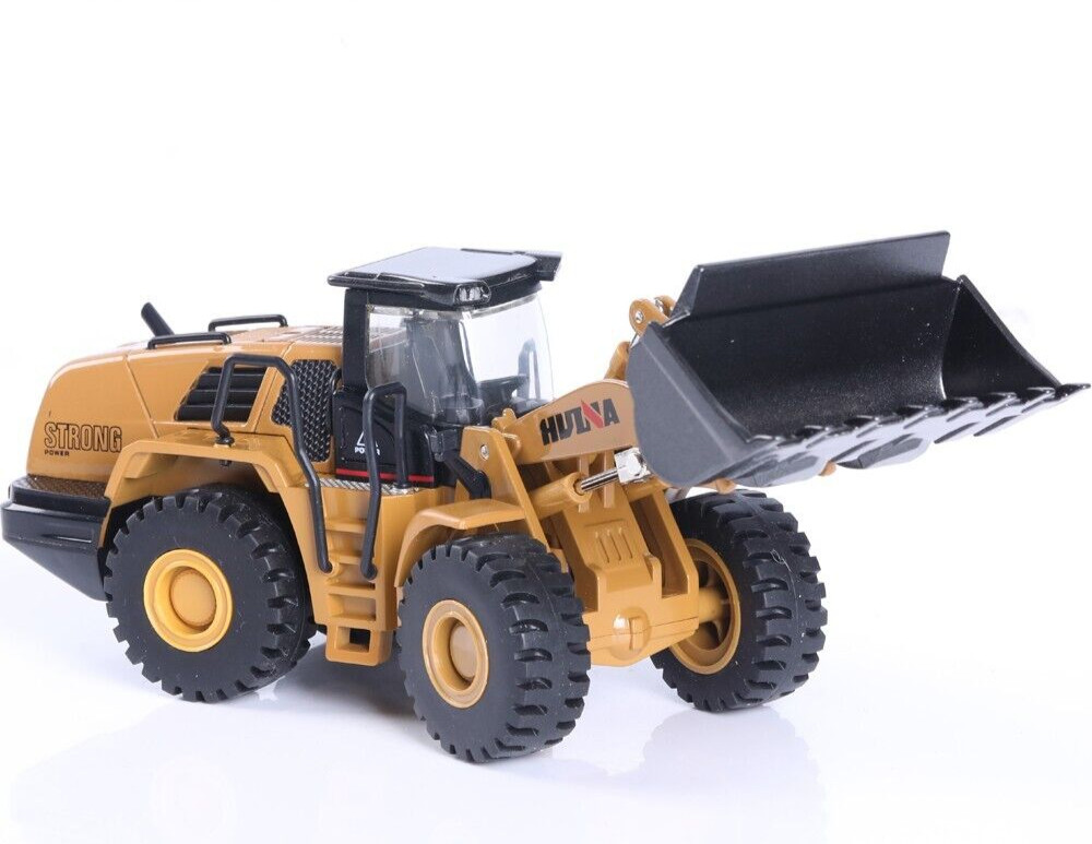 HUINA ALOY WHEEL LOADER 1:50 Diecast Model Vehicle Toy FREE SHIPPING Boys NEW