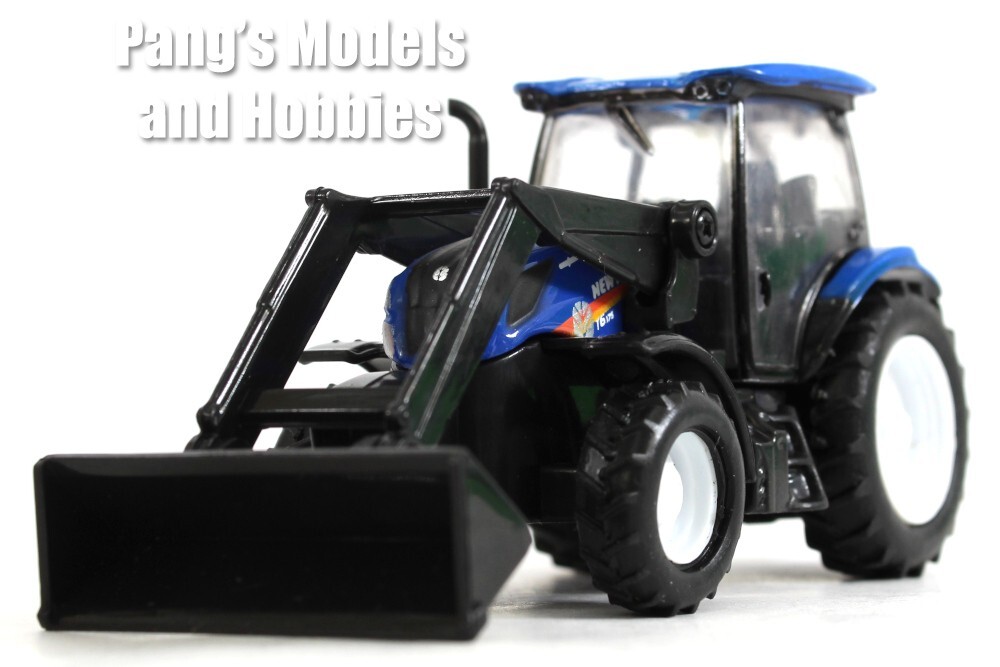 4 Inch New Holland Tractor T6 with Loader 1/48 Scale Diecast & Plastic Model