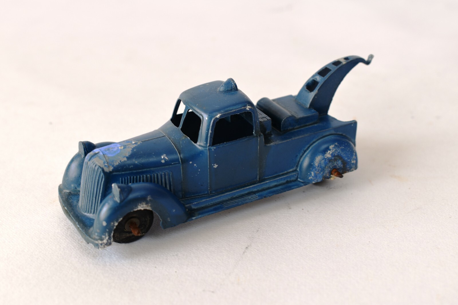 Vintage Toby Toy Breakdown Truck Metal Masters Diecast Truck England Blue Old”F6