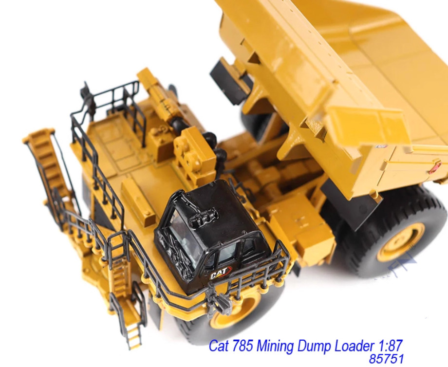 1:87 DM CAT 785 Mining Truck Dump Truck Construction Machinery Diecast Model