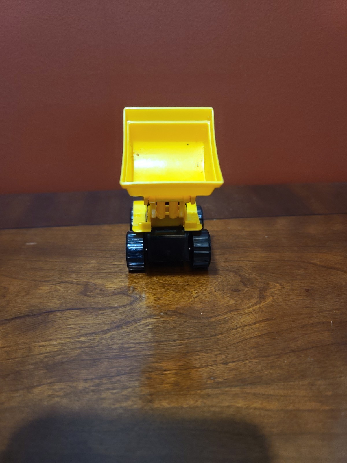 Loader Construction Vehicle Toy Yellow & Black Plastic Front Loader Model