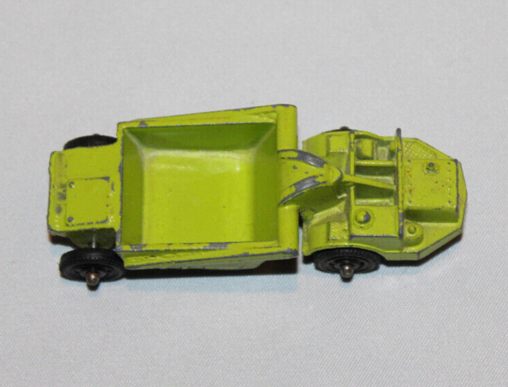 vintage Tootsietoy Earth Mover lime green USA