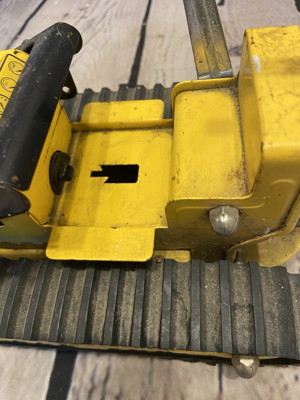 Vintage Tonka Trencher Backhoe Loader Pressed Steel