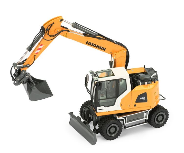 NZG,LIEBHERR A918 Compact Wheeled Excavator, 1/50, NZG1096