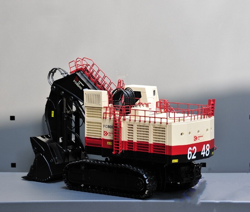 1:50 BYMO PC8000-6 Electric Shovel “Drummond ” Excavator Equipment Diecast Model
