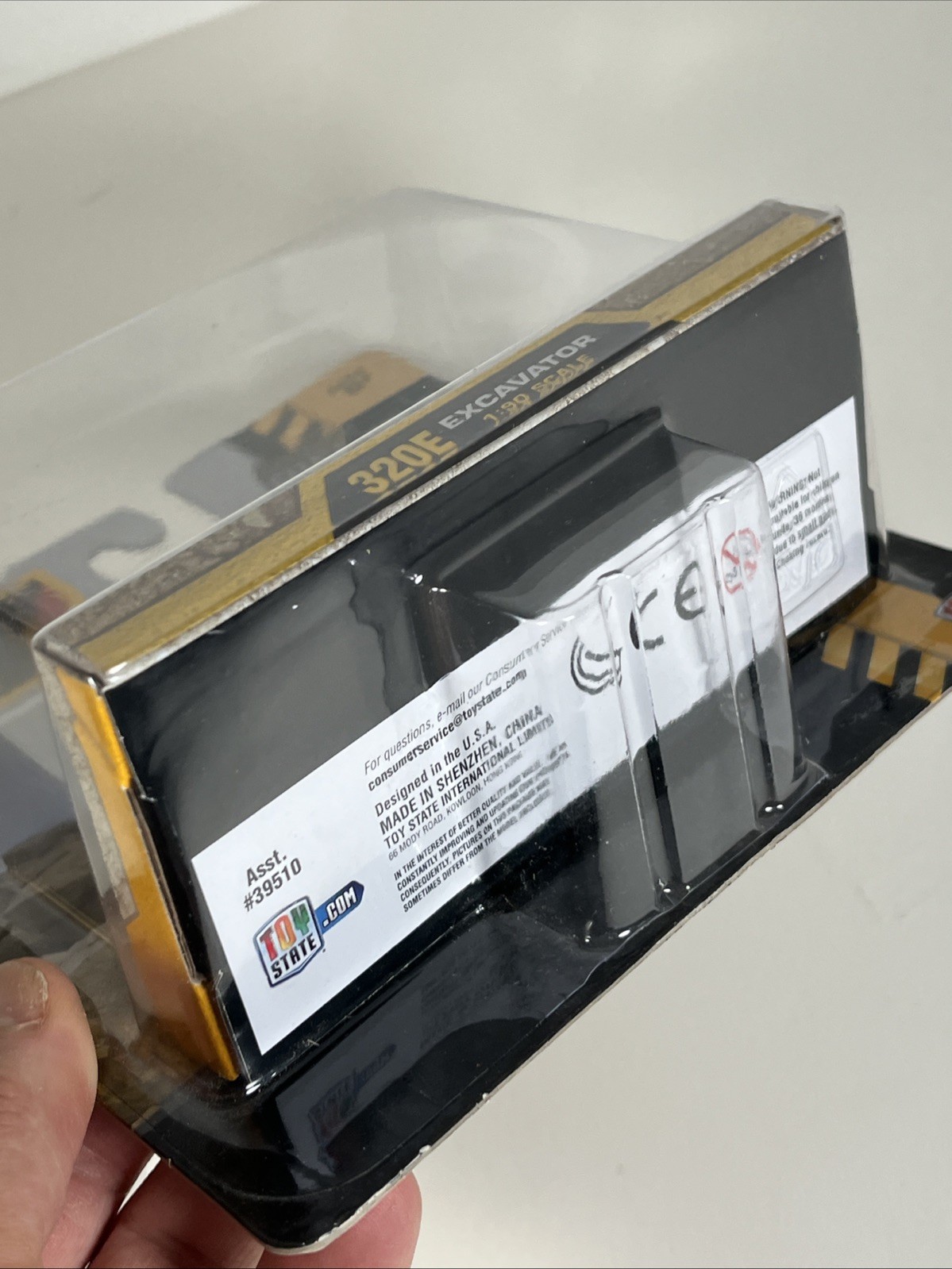 Toy State 1/90 Scale Cat 320E Excavator Earth Mover On Card Metal Machines