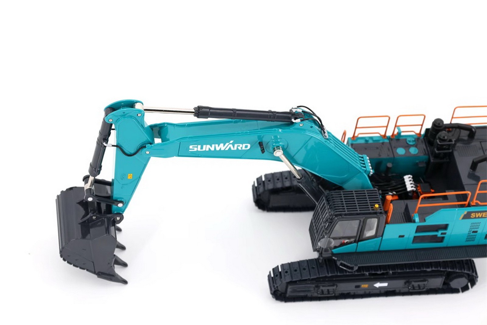 1/35 Scale SUNWARD SWE985F Mining Excavator Diecast Model Toy Gift NIB