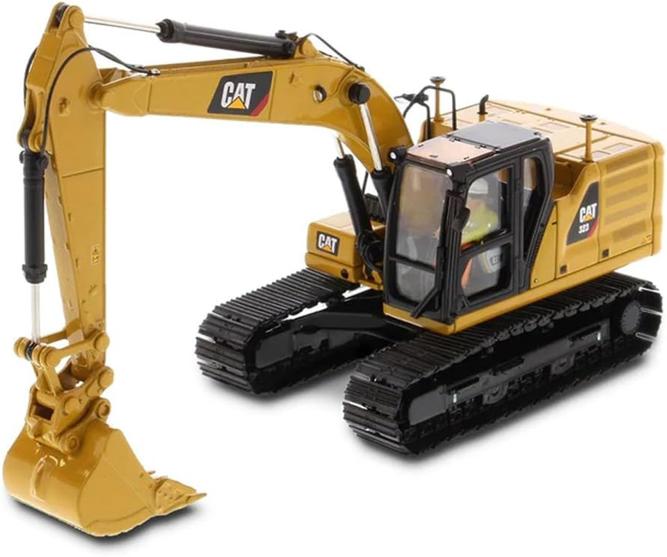 1:50 Scale Caterpillar 323 Hydraulic Excavator, Next Generation Design + Work To