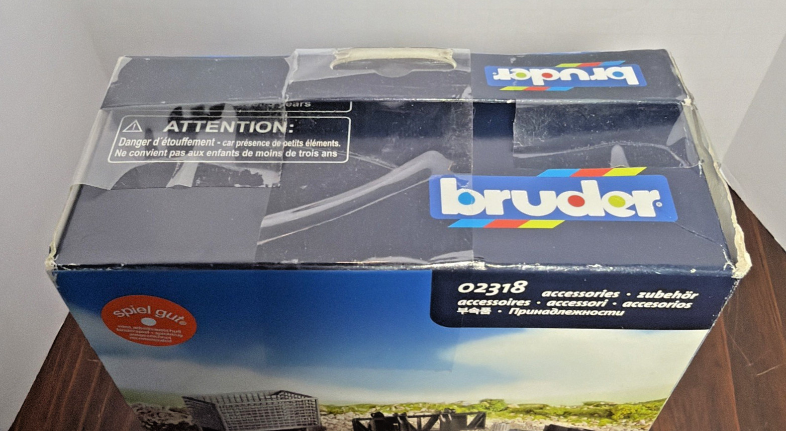 Accessories for Bruder Frontloader Box Type Pallet Winch and Forks 02318