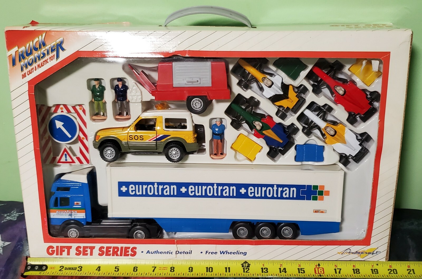 Autocraft Gift Set Series Truck Monster die cast item No. AC520 eurotran Trailer