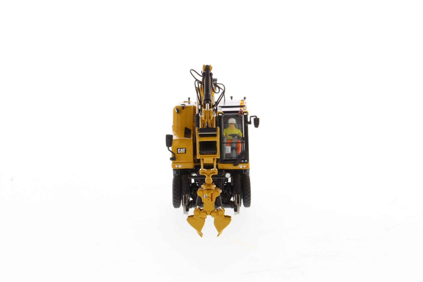 DM 1:50 CAT M323F Caterpillar Multi Railway Wheel Excavator Alloy Model 85662