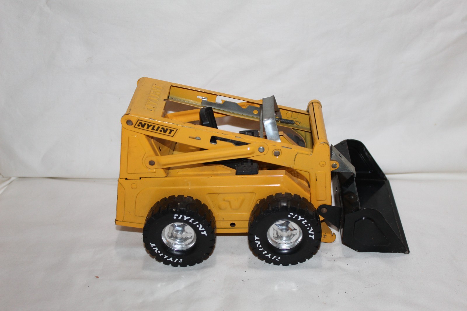 Vintage Nylint Sand and Gravel Skidsteer Pressed Steel Loader Made in USA