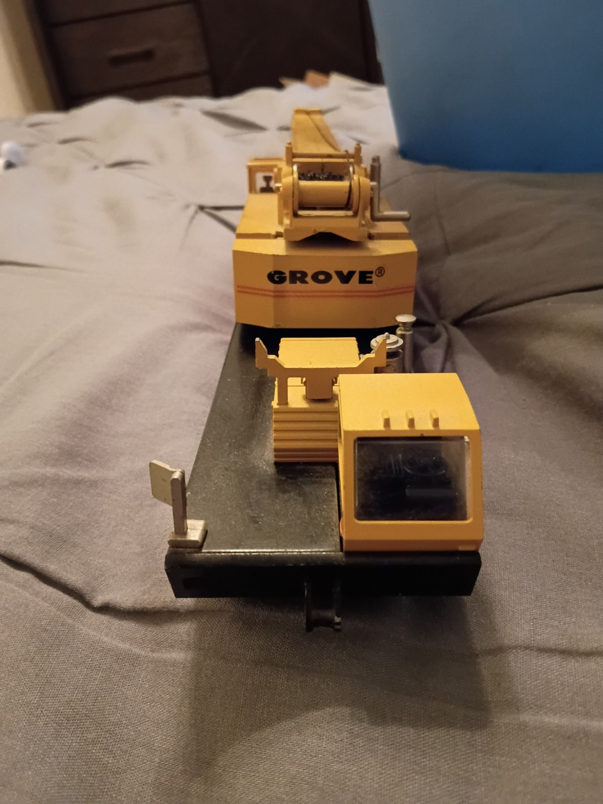 NZG #152 Grove TM1500 Extended Long Reach Boom Mobile Crane 1:55 Scale