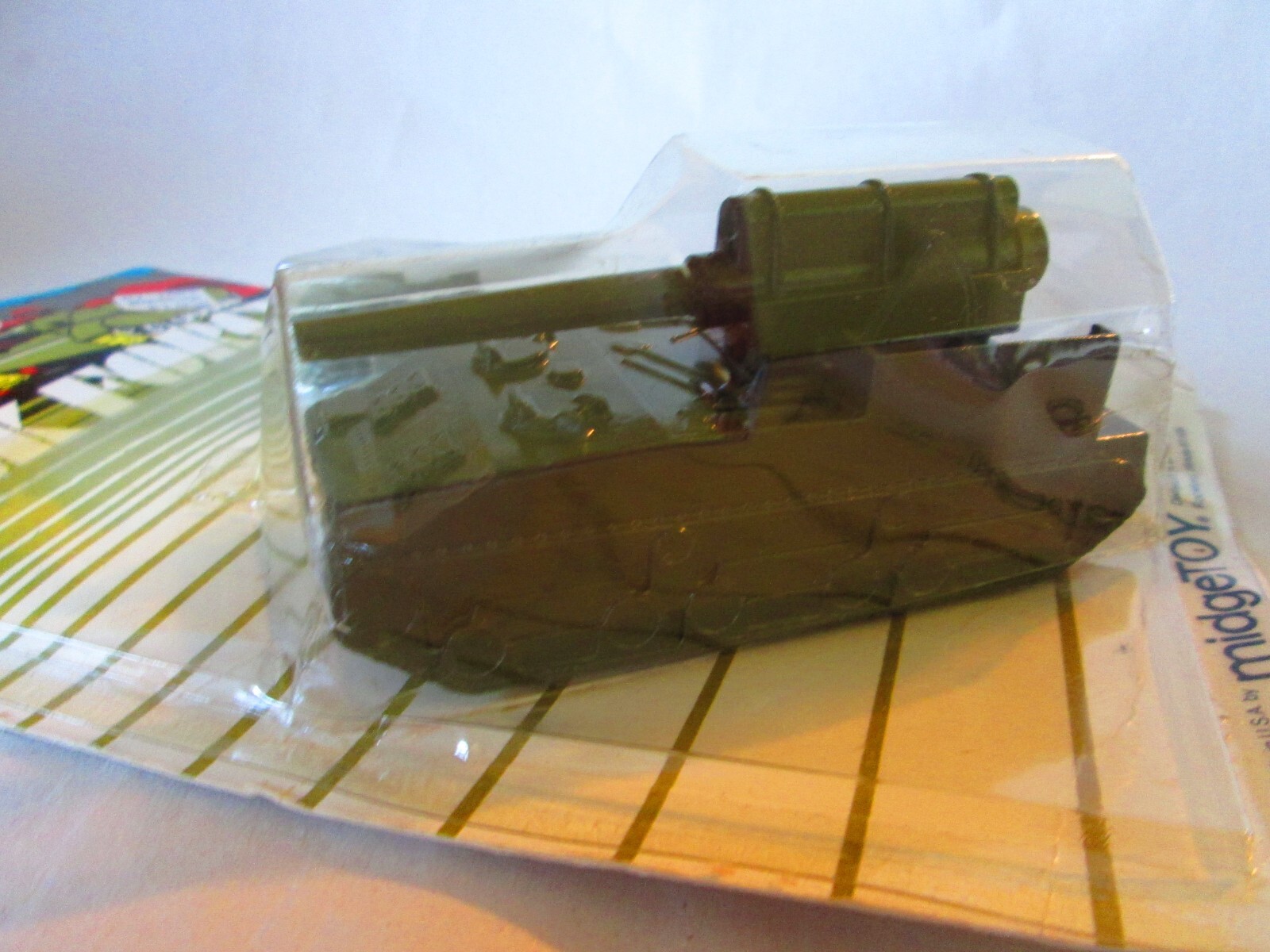 1981 Midgetoy Task Force Military Army Vehicles Tank and Stretch Jeep #840 USA