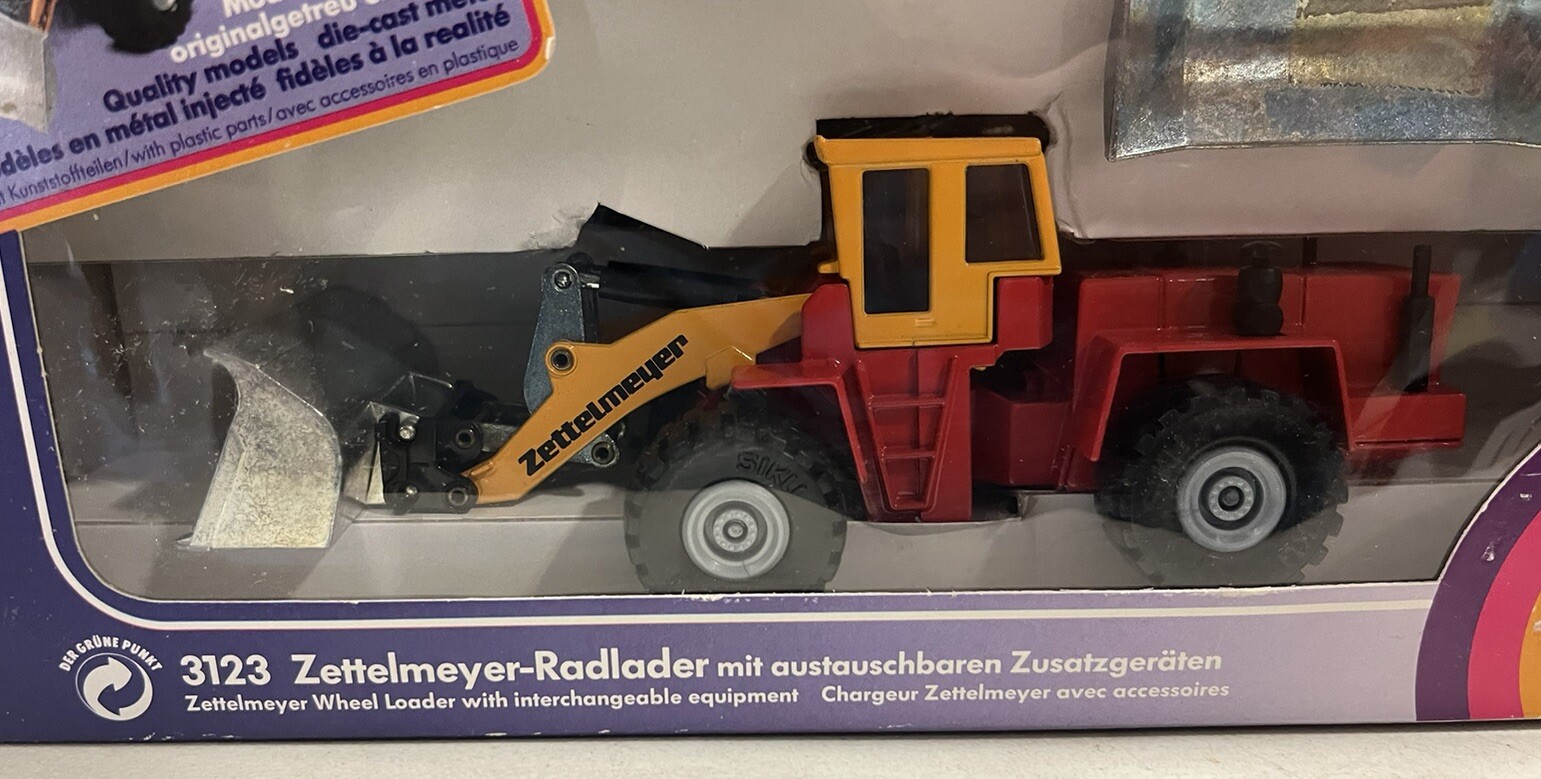 Siku Zettelmeyer Radlader Front Loader Made In Germany 1/55
