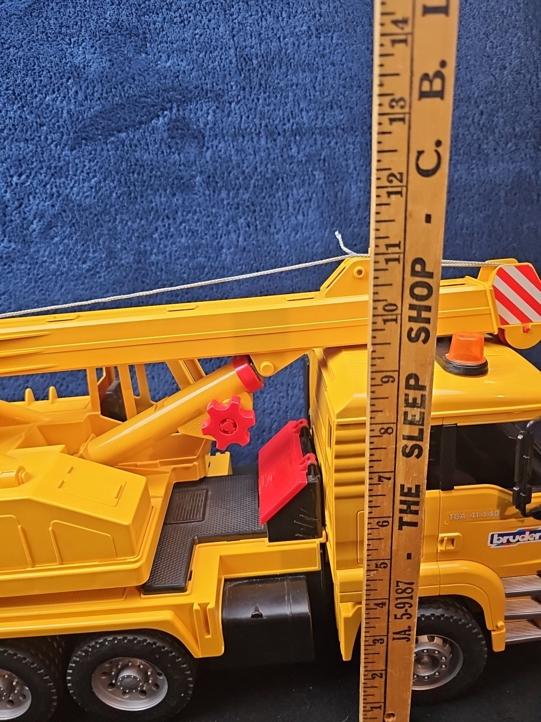 Bruder MAN Tele-Crane TC-4500 TGA 41.440 Construction Toy Truck Germany Preowned
