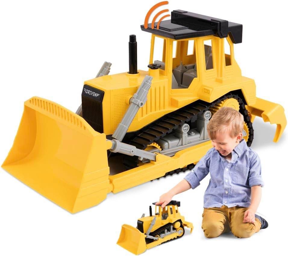 DRIVEN BY BATTAT 17″ BULLDOZER HEAVY DUTY CONSTRUCTION VEHICLE TOY TRUCK 1:16!!