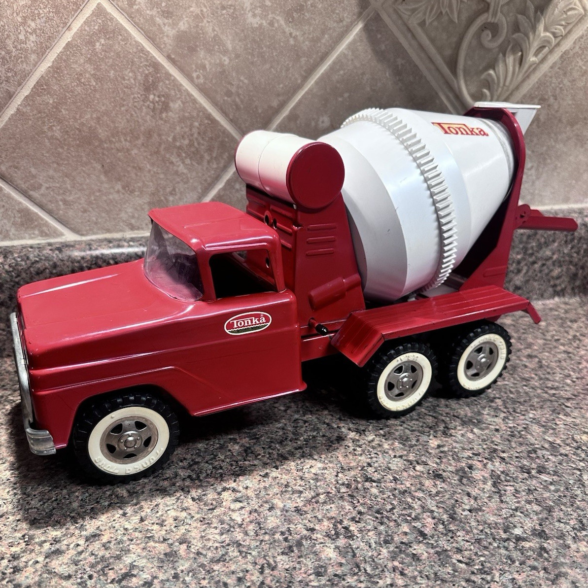 Vintage 1969s Tonka Cement Mixer Truck – Model 620