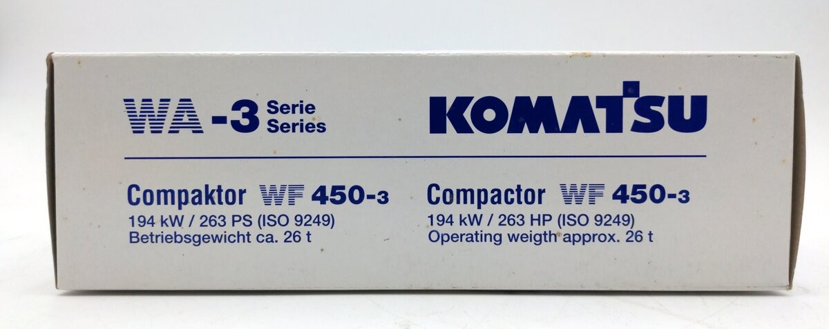 Conrad 2437 1:50 Scale WA-3 Series Komatsu Compactor WF 450-3/Box