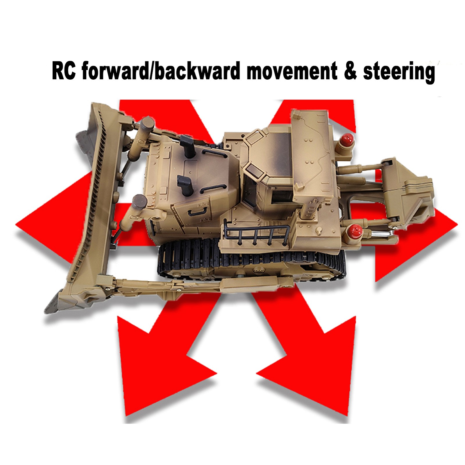 1/16 RC Dozer Design With Liftable Blade For Construction GVSS