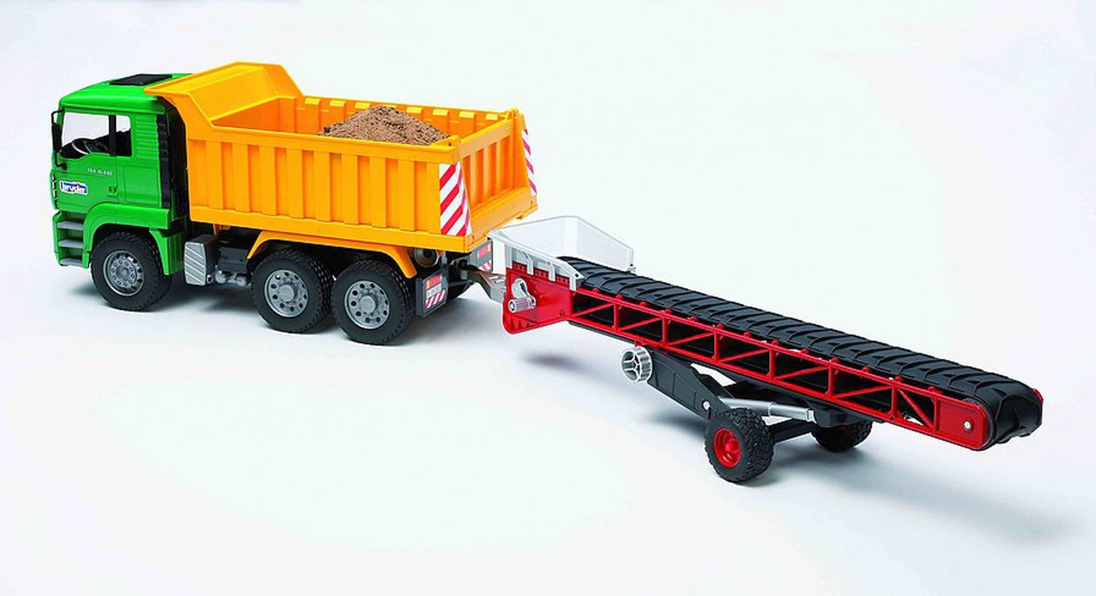 Bruder Conveyor Belt Toy 1 16 Scale Adjustable Dumping Height Made In Germany