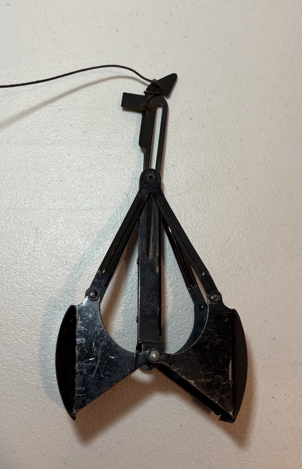 Vintage NYLINT Toy Michigan Shovel Crane T-24 Pressed Steel Yellow Truck