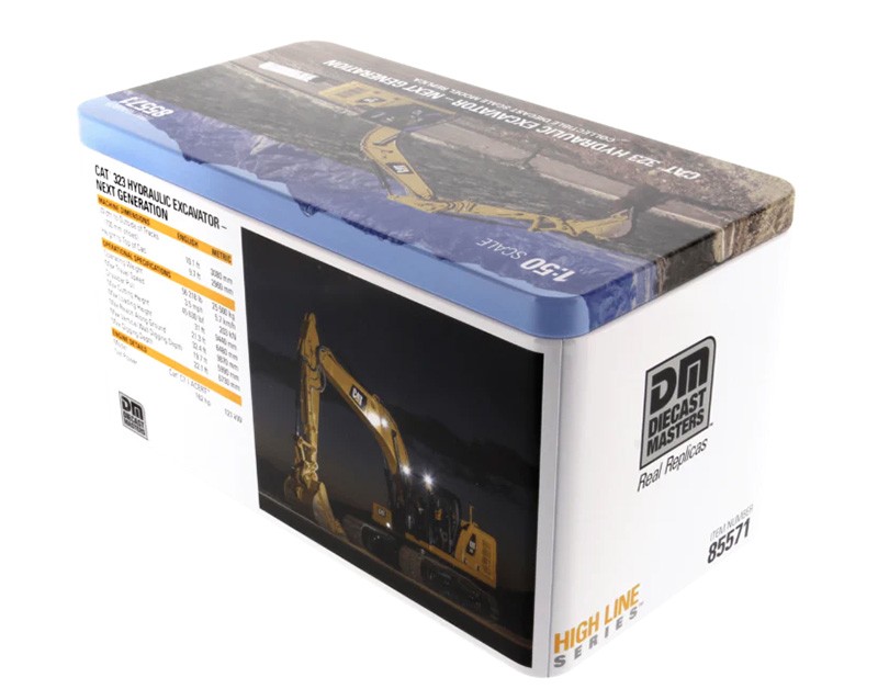 Diecast Masters 85571 1/50 Caterpillar 323 Hydraulic Excavator