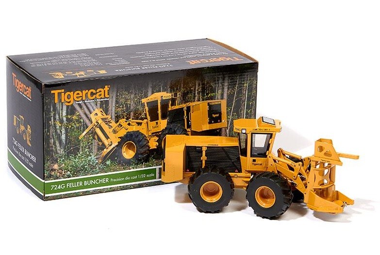 1:32 *TIGERCAT* Model 724G WHEELED FELLER BUNCHER Forestry *DIECAST* NIB!