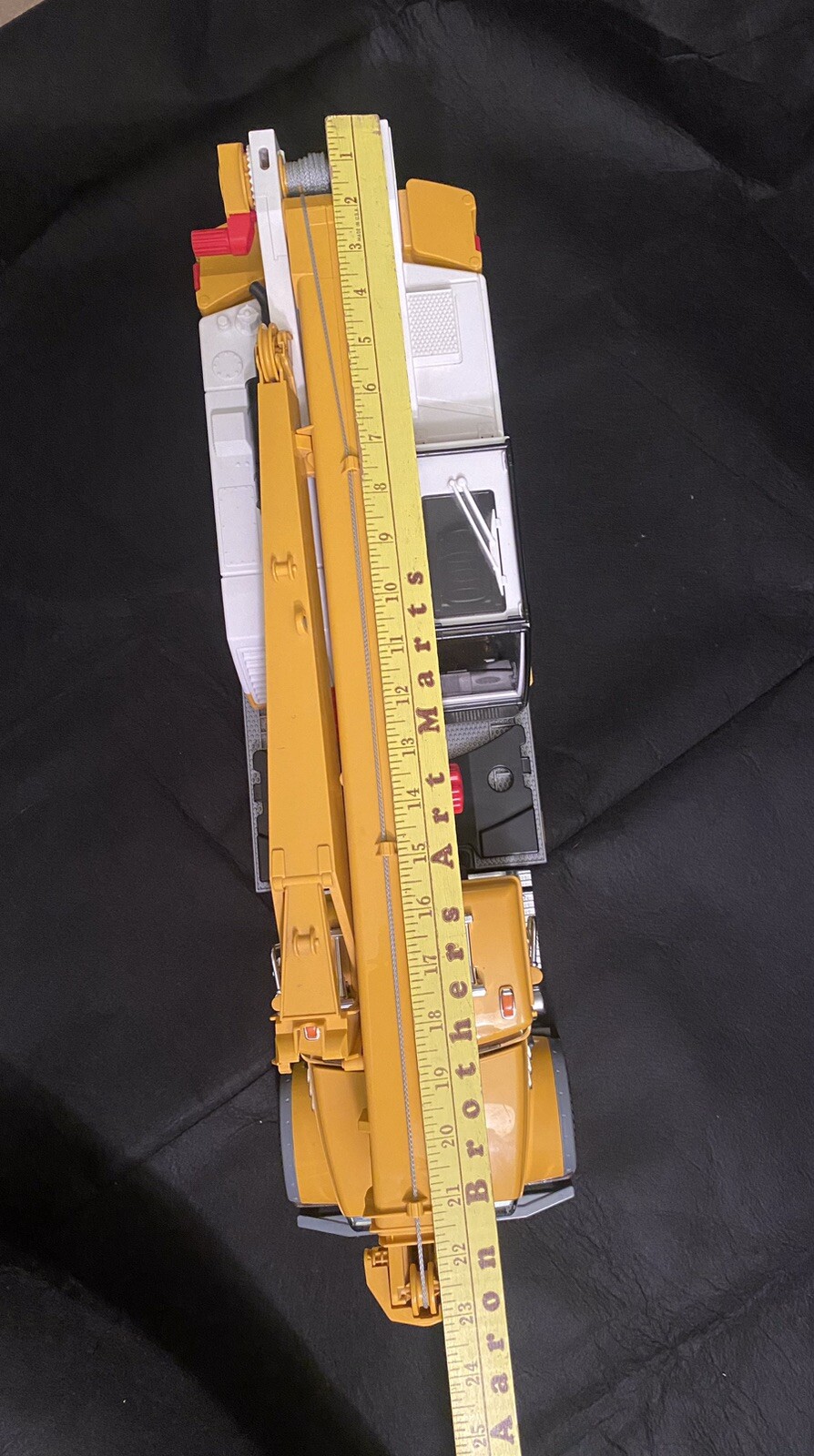 BRUDER 2818 Liebherr Realistic Crane Mack Truck Yellow
