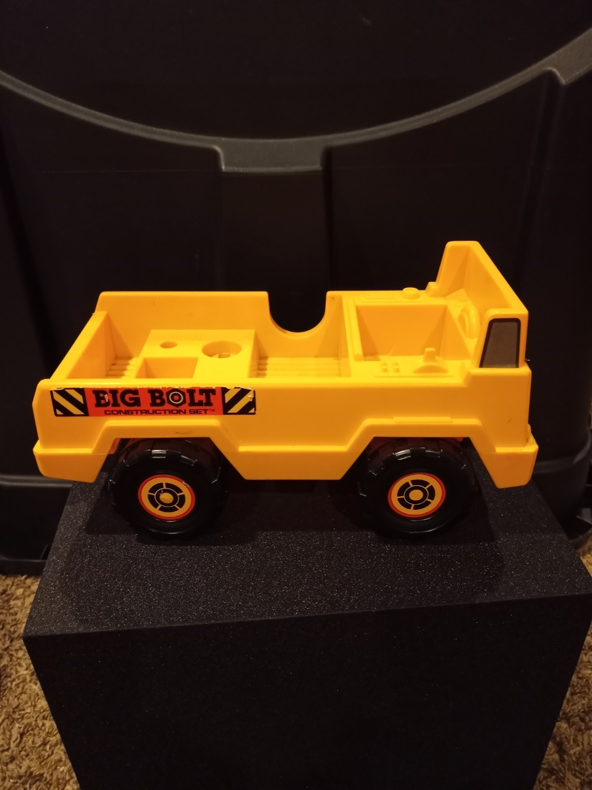 Vintage Tomy Big Bolt Construction Set Truck 1980s Incomplete Missing Pieces